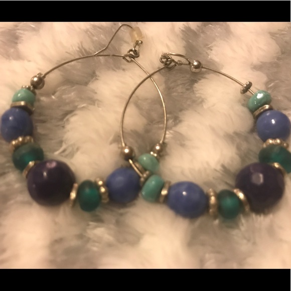 Blue, Teal and Green Jewelry set - Picture 3 of 3